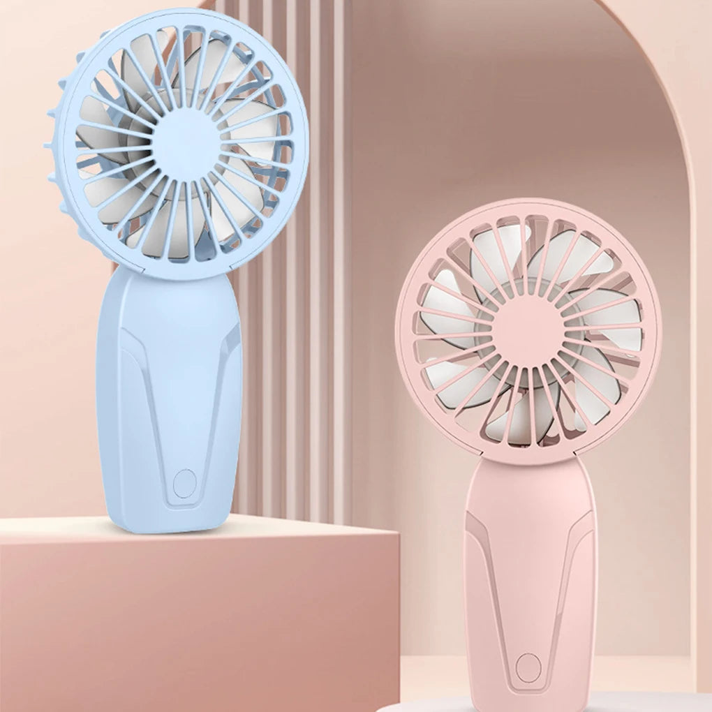 Mini Ventilador Portátil de Mano ABS Ligero Recargable USB con Diseño Bonito para Enfriamiento Rápido en Movimiento Ventilador de Bolsillo