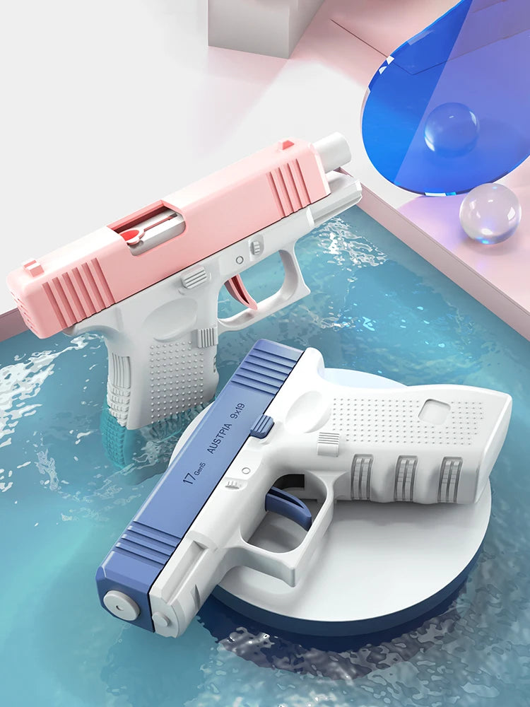 Pistola de Agua de Verano sin Electricidad Alta Presión Tiro Automático Juguete para Playa Niños Niñas Adultos