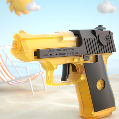 Pistola de Agua de Verano sin Electricidad Alta Presión Tiro Automático Juguete para Playa Niños Niñas Adultos