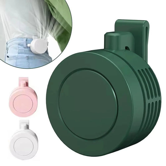 Mini ventilador con Clip para colgar en la cintura y el cuello, ventilador eléctrico de refrigeración por aire para niña, ventilador USB sin hojas para acampar al aire libre, accesorios para coche y pesca